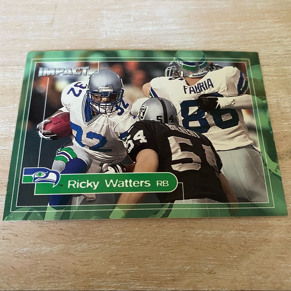 Ricky Watters RB Seahawks 2000 Card